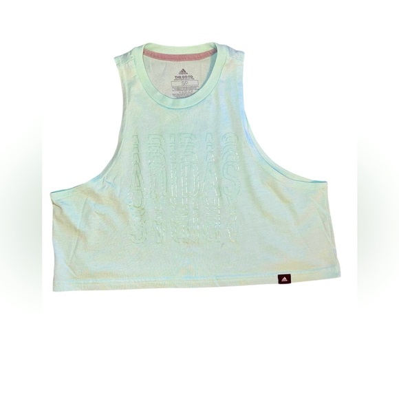 Adidas Mint Green Crop Top – Size Small - Picture 1 of 3